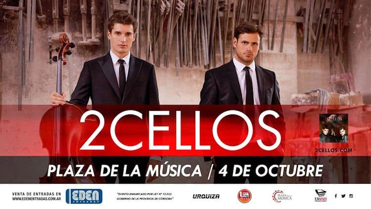 2Cellos en Córdoba 2016: Precios y entradas en venta