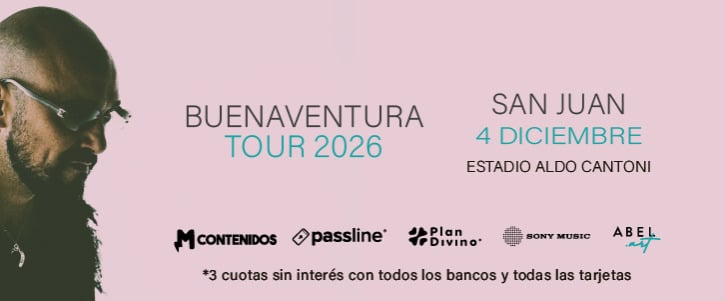Abel Pintos en San Juan 2026: Estadio Aldo Cantoni