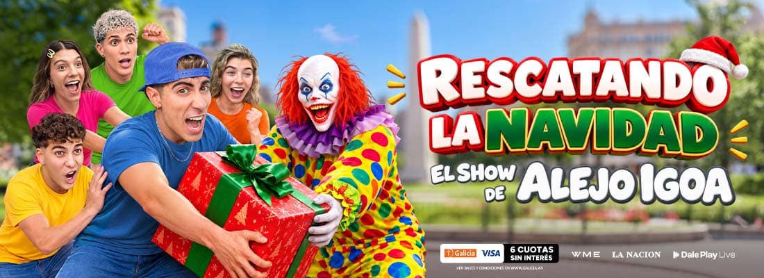 Alejo Igoa en el Movistar Arena: Rescatando la Navidad