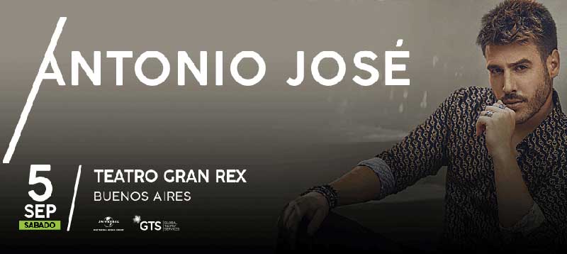 Antonio José en Argentina 2020: Gran Rex