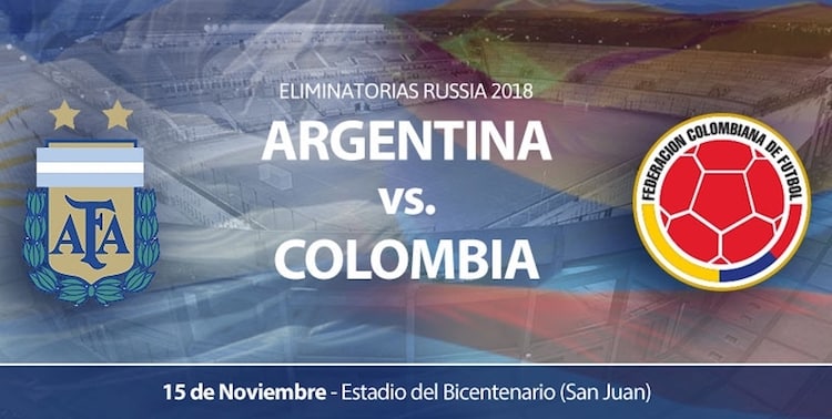 Argentina vs Colombia 2016: Precios y entradas en venta