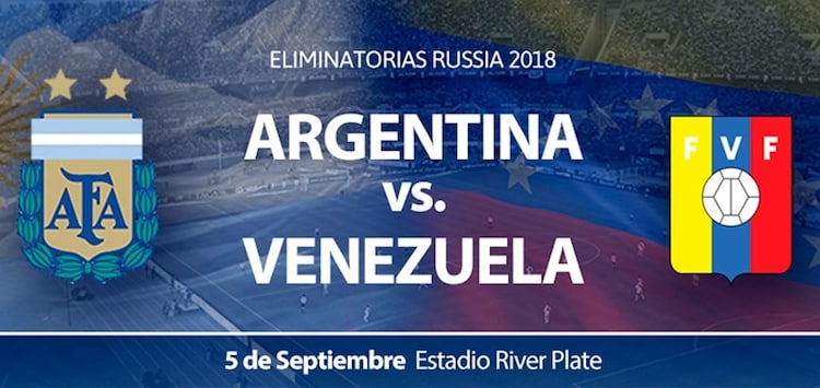 Argentina vs Venezuela 2017: Precios y entradas en venta