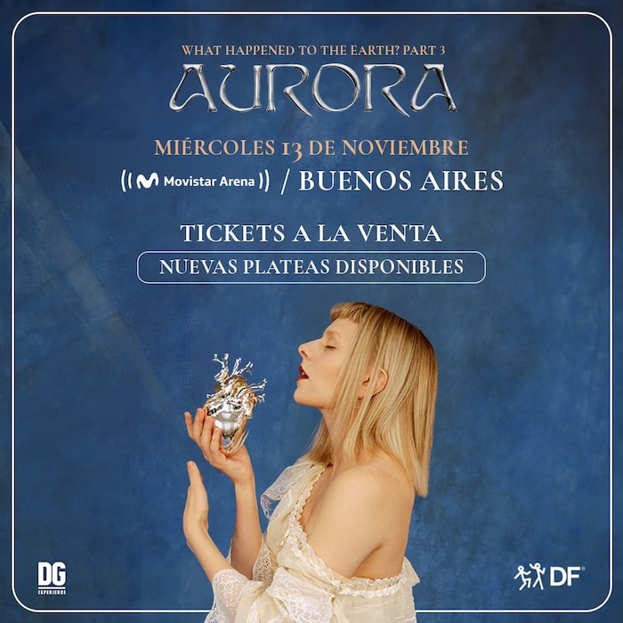 Aurora en Argentina 2024: Entradas para el Movistar Arena