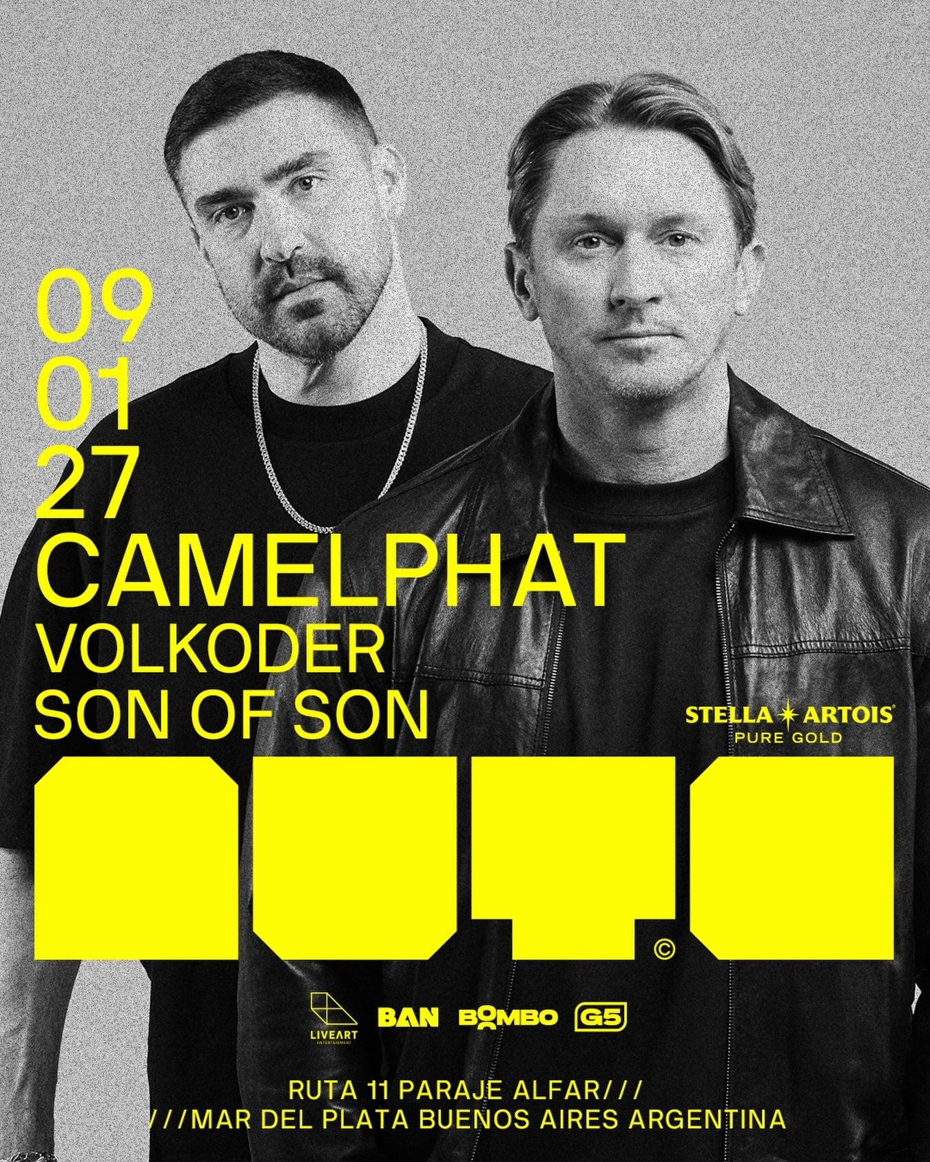 CamelPhat en Mar del Plata 2027: Mute