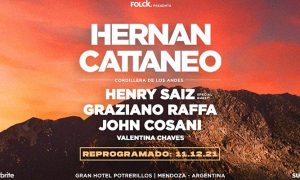 Hernán Cattaneo en Mendoza 2021: Gran Hotel Potrerillos