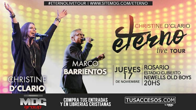 Christine D'Clario en Rosario 2016: Precios y entradas en venta