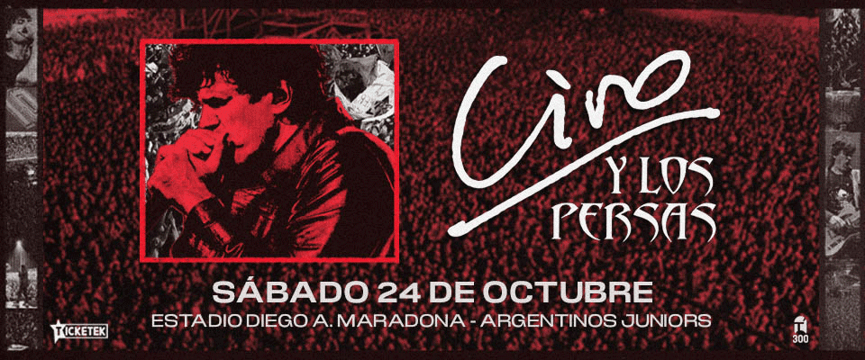 Ciro y Los Persas en Argentinos Juniors 2026: Estadio Diego Armando Maradona