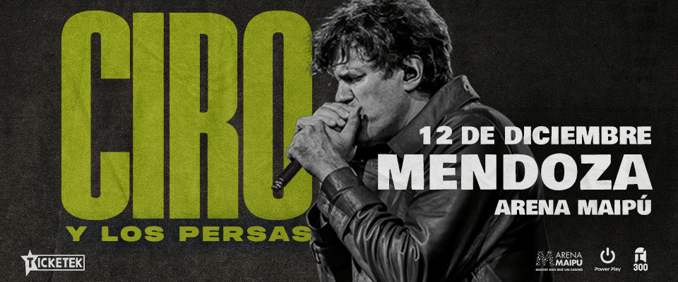 Ciro y Los Persas en Mendoza 2026: Arena Maipú