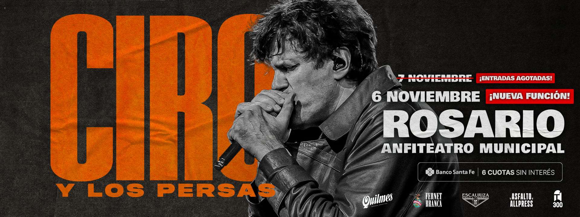 Ciro y Los Persas en Rosario 2026: Anfiteatro Municipal
