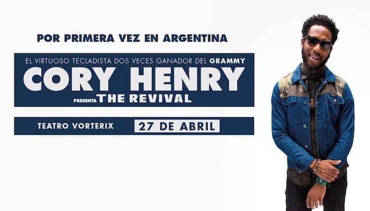 Cory Henry en Argentina 2017: Precios y entradas en venta