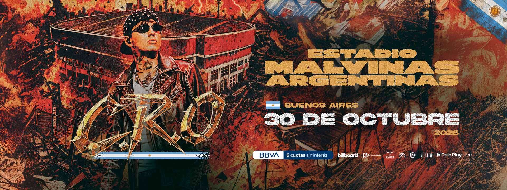 C.R.O en el Estadio Malvinas Argentinas 2026