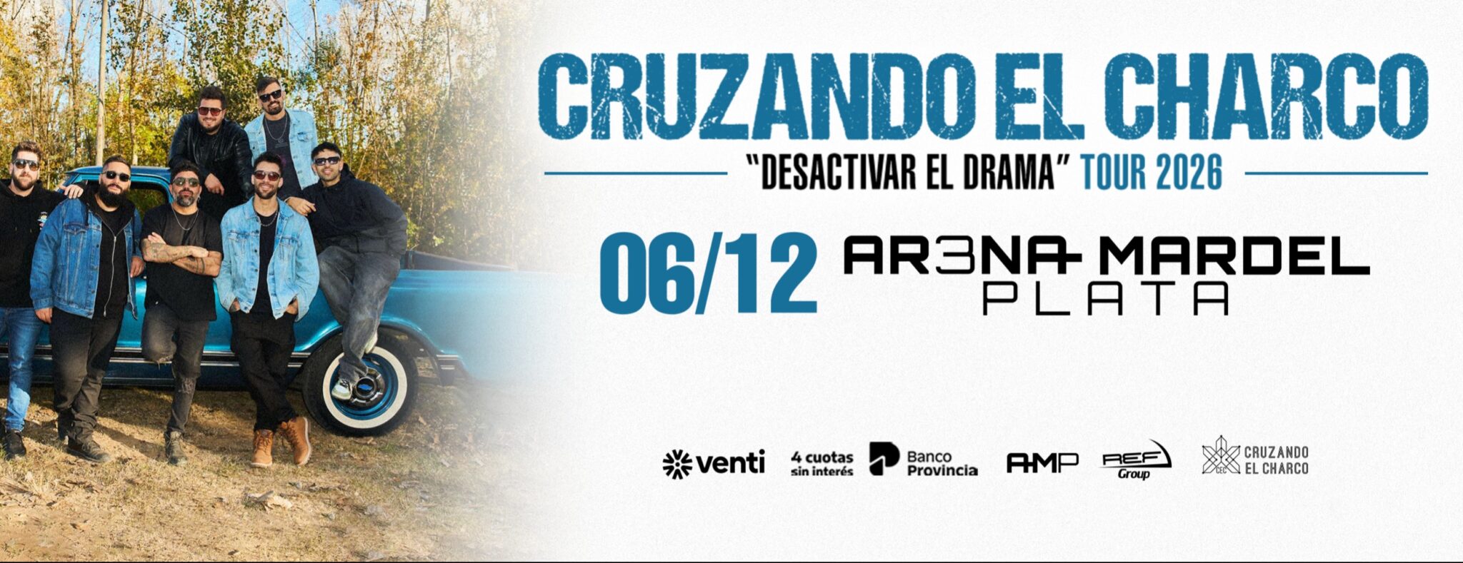 Cruzando el Charco en Mar del Plata 2026: Arena Mardel Plata