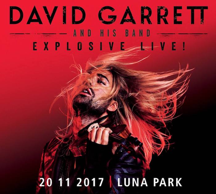 David Garrett en Argentina 2017: Precios y entradas en venta