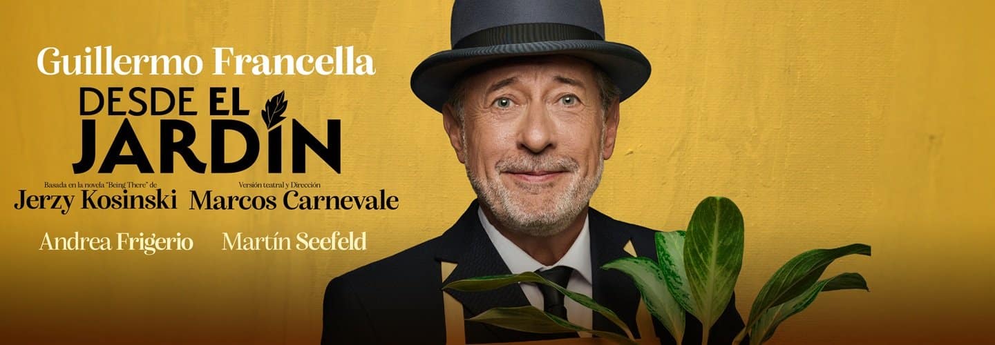 Desde el jardín en el Teatro Metropolitan: Guillermo Francella