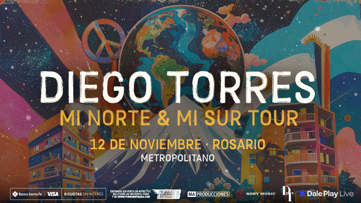 Diego Torres en Rosario 2026: Metropolitano