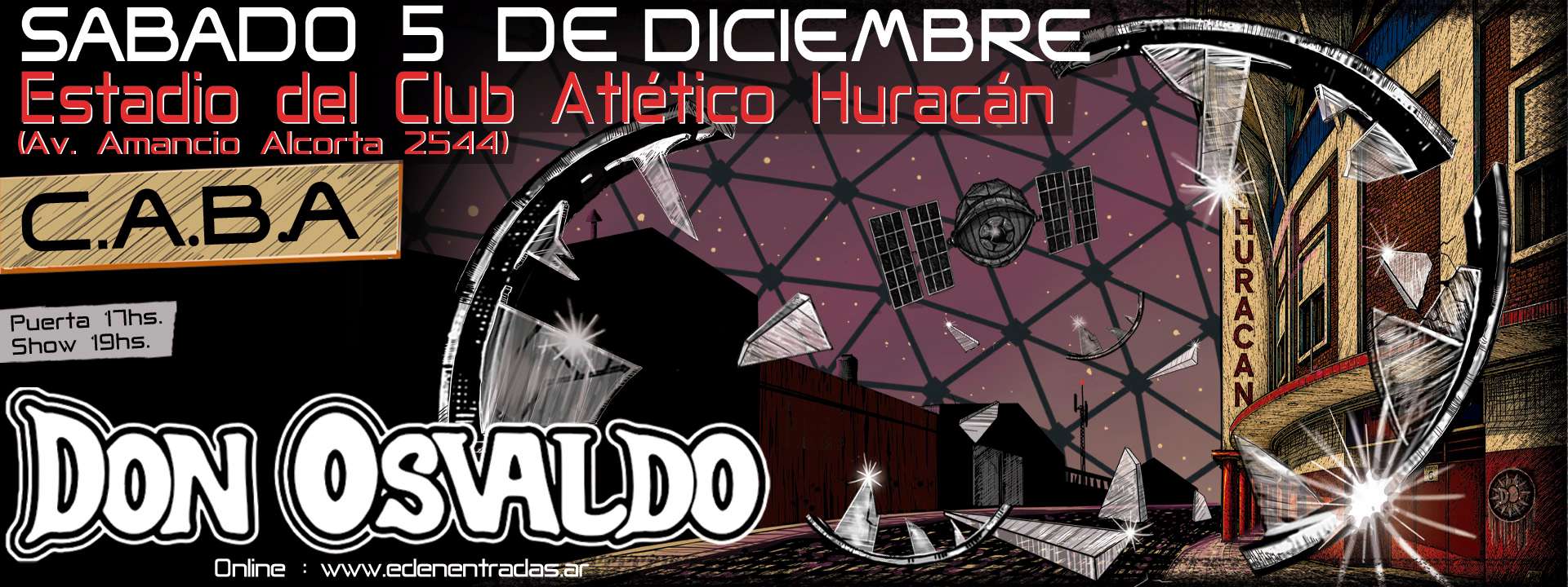 Don Osvaldo en Huracán 2026: Estadio Tomás A. Ducó