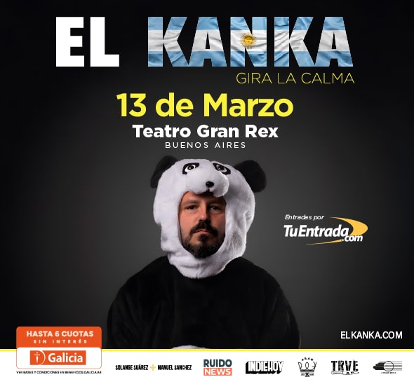 El Kanka en Argentina 2027: Teatro Gran Rex