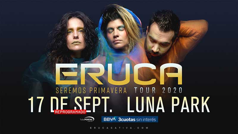 Eruca Sativa en el Luna Park 2020: Reprogramado por Coronavirus