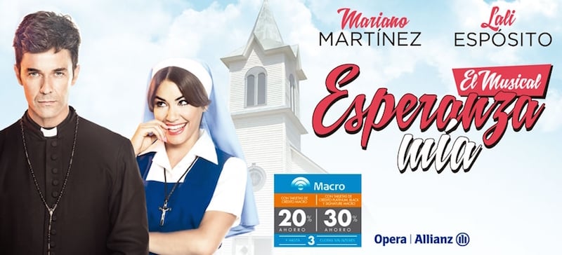 Esperanza Mia en el Teatro Opera 2015: Precios y entradas en venta