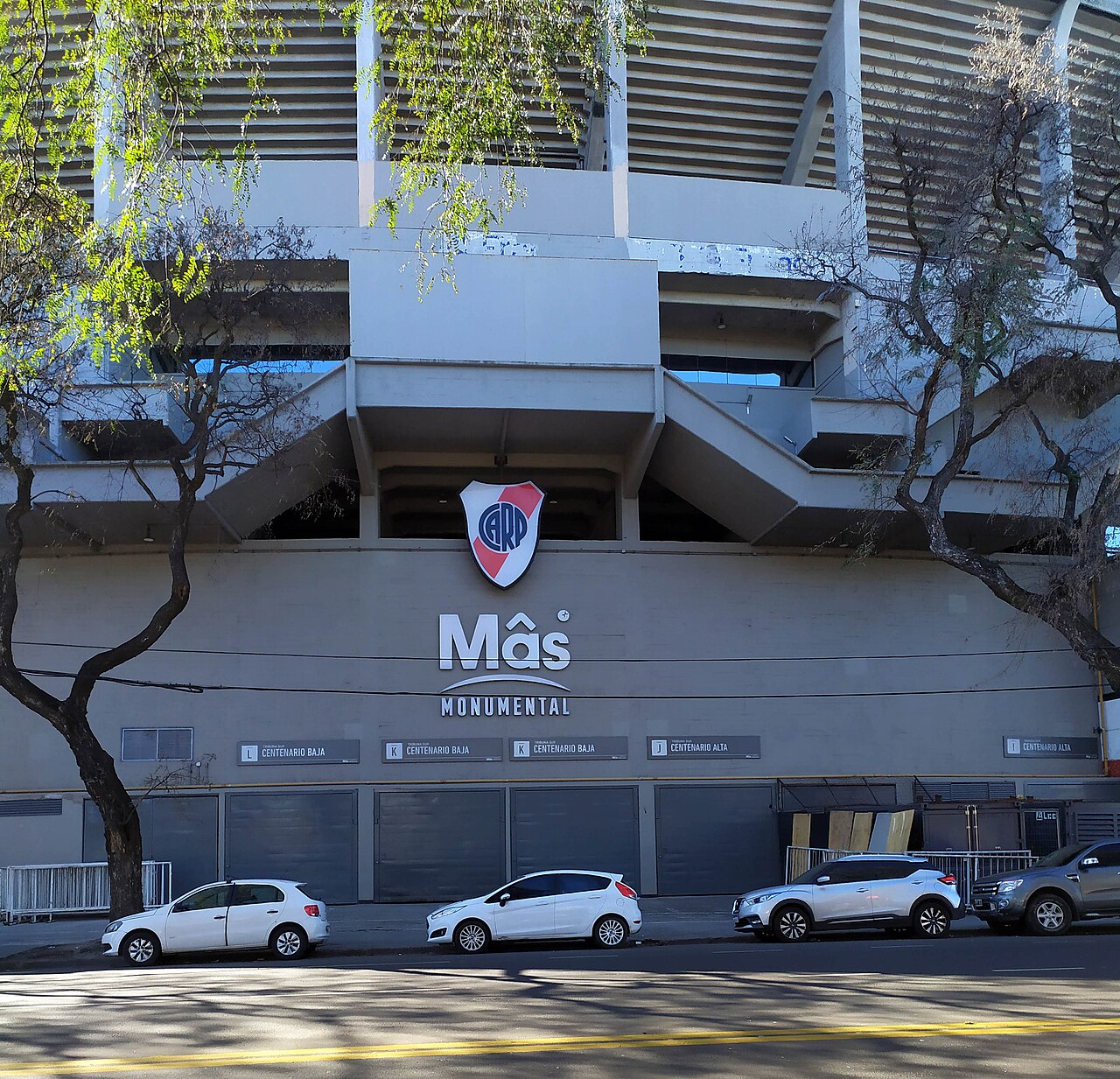 Estadio Mâs Monumental de River Plate, vista exterior