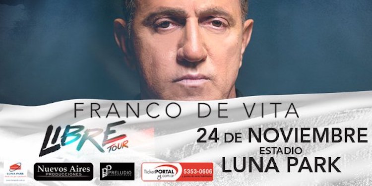 Franco De Vita en Argentina: Precios y entradas en venta