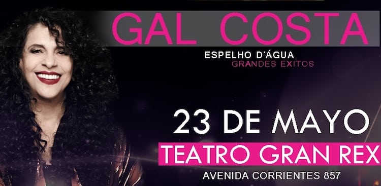 Gal Costa en Argentina 2017: Precios y entradas en venta