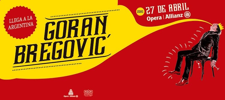 Goran Bregovic en Argentina 2016: Precios y entradas en venta