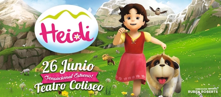Heidi en el Teatro Coliseo 2016: Precios y entradas en venta