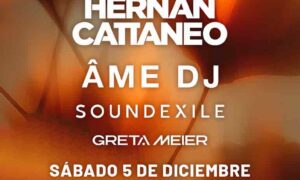 Hernán Cattaneo en Mendoza 2026: Sunsetstrip en el Gran Hotel Potrerillos, sábado 5 de diciembre
