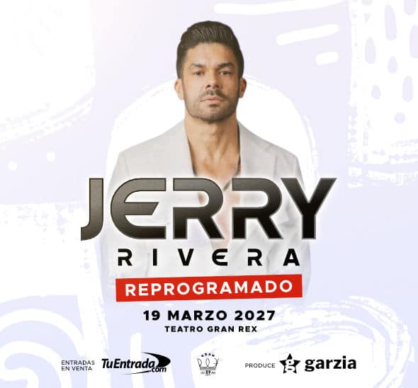 Jerry Rivera en Argentina 2027: Teatro Gran Rex
