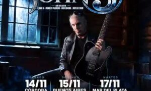 John 5 en Argentina 2026: Córdoba, Buenos Aires y Mar del Plata