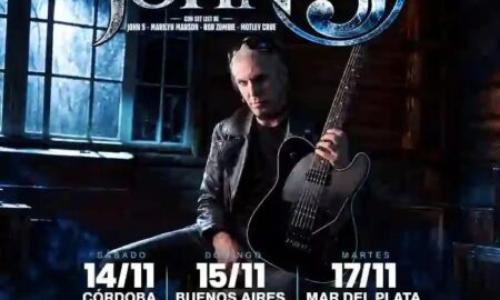 John 5 en Argentina 2026: Córdoba, Buenos Aires y Mar del Plata