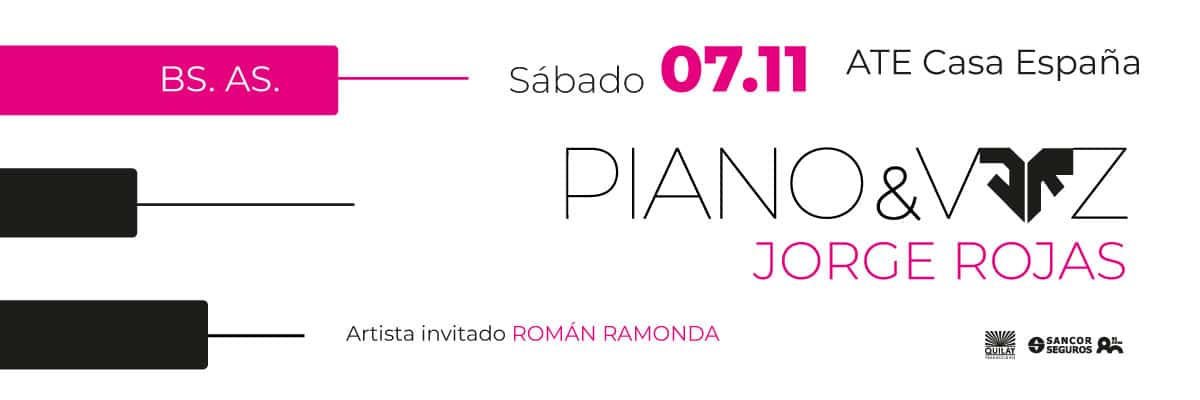 Jorge Rojas en Argentina 2026: Teatro Coliseo