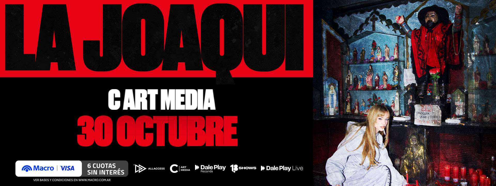La Joaqui en Buenos Aires 2026: C Art Media