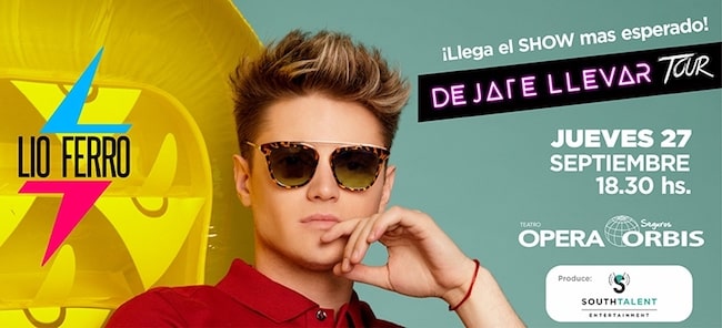 Lio Ferro en el Teatro Opera 2018: Precios y entradas en venta