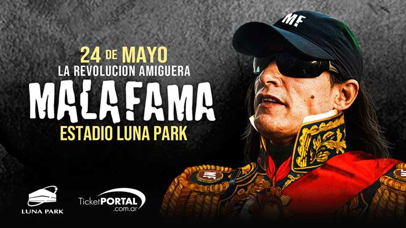 Mala Fama en el Luna Park 2020: Revolución Amiguera