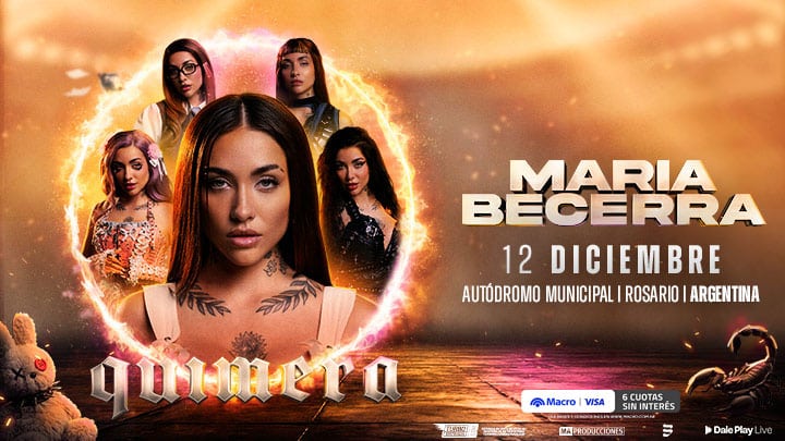 Maria Becerra en Rosario 2026: Autódromo de Rosario