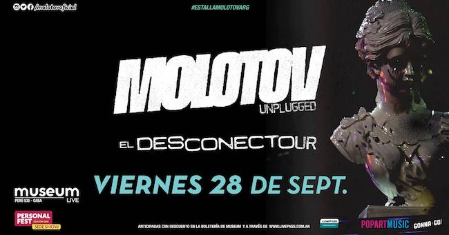 Molotov en Argentina 2018: Precios, horarios y entradas en venta