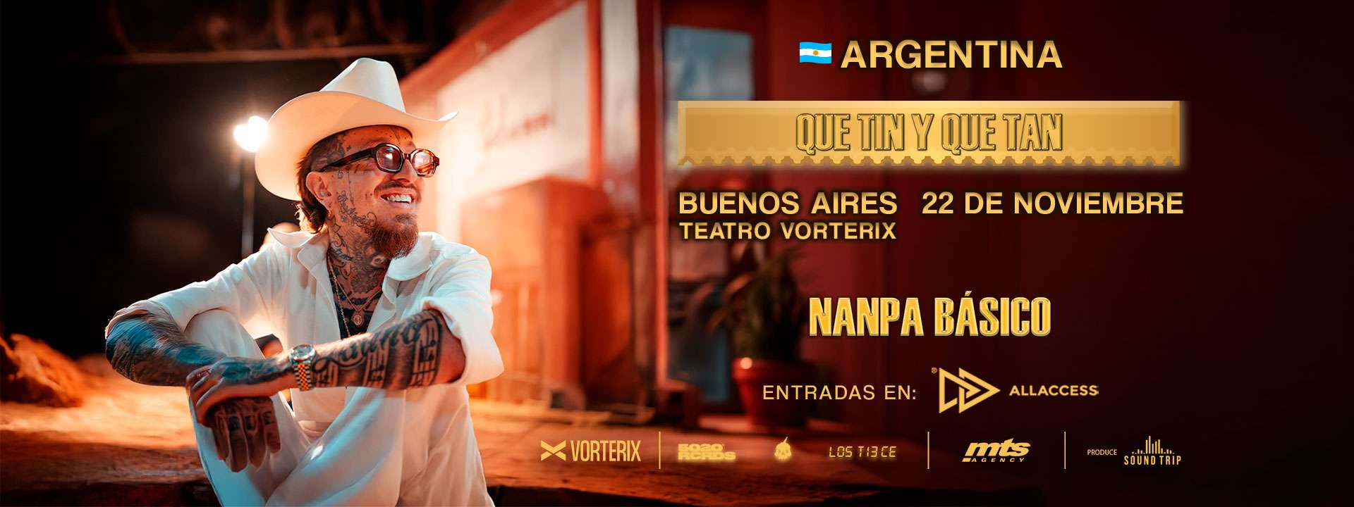 Nanpa Básico en Argentina 2026: Teatro Vorterix