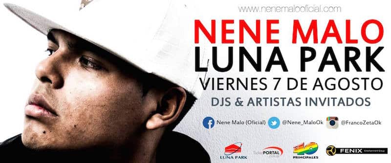 Nene Malo en el Luna Park 2015: Precios y entradas en venta