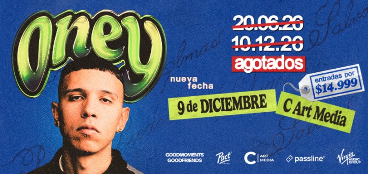 Oney1 en Buenos Aires 2026: C Art Media