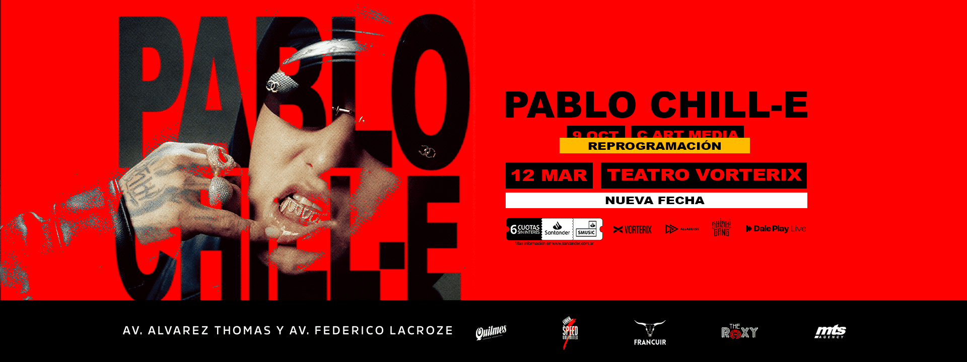 Pablo Chill-E en Argentina 2027: Teatro Vorterix