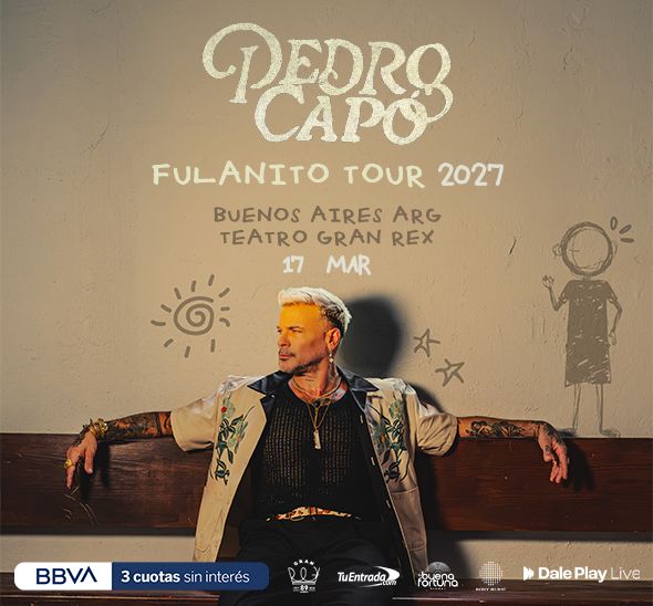 Pedro Capó en Argentina 2027: Teatro Gran Rex