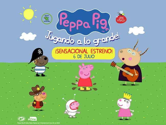 Peppa Pig en el Teatro Metropolitan 2019: Precios y entradas