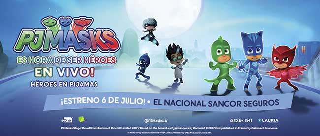 PJ Masks en el Teatro El Nacional 2019: Funciones, precios y entradas