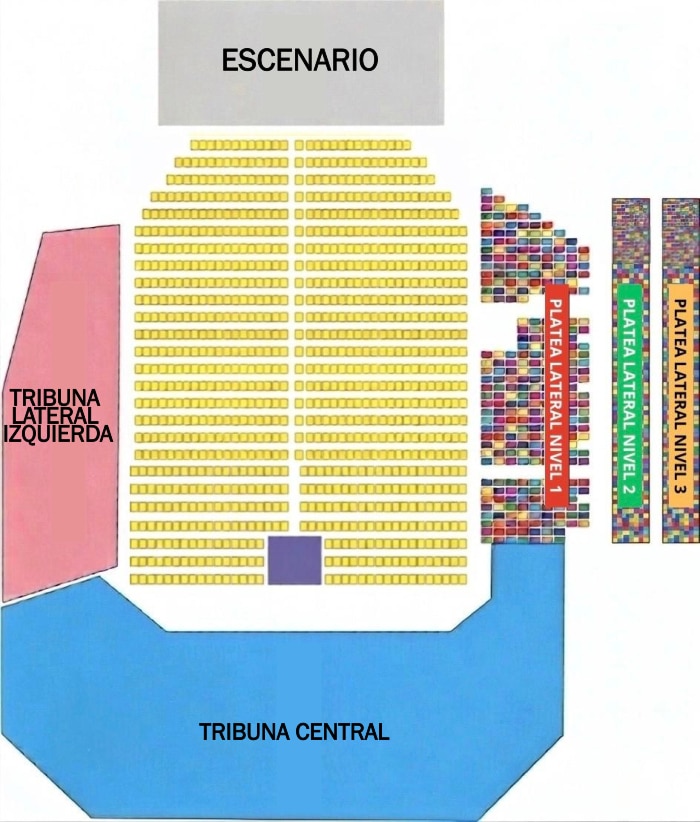 Plano del Estadio Aldo Cantoni para Abel Pintos en San Juan 2026