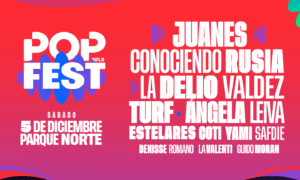 Pop Fest 2026 en Parque Norte: Juanes y line up completo