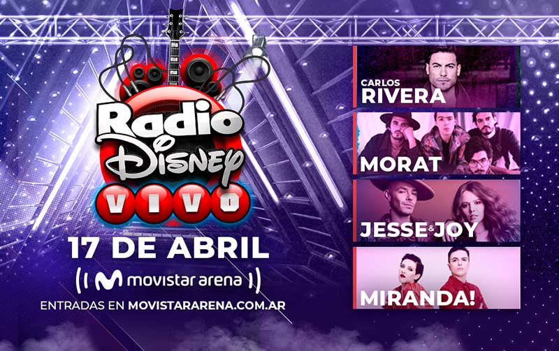 Radio Disney Vivo Entradas para Buenos Aires