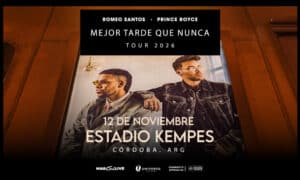 Romeo Santos en Córdoba 2026: Estadio Kempes con Prince Royce
