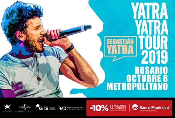 Sebastian Yatra en Rosario 2019 (Metropolitano) > Precios y entradas